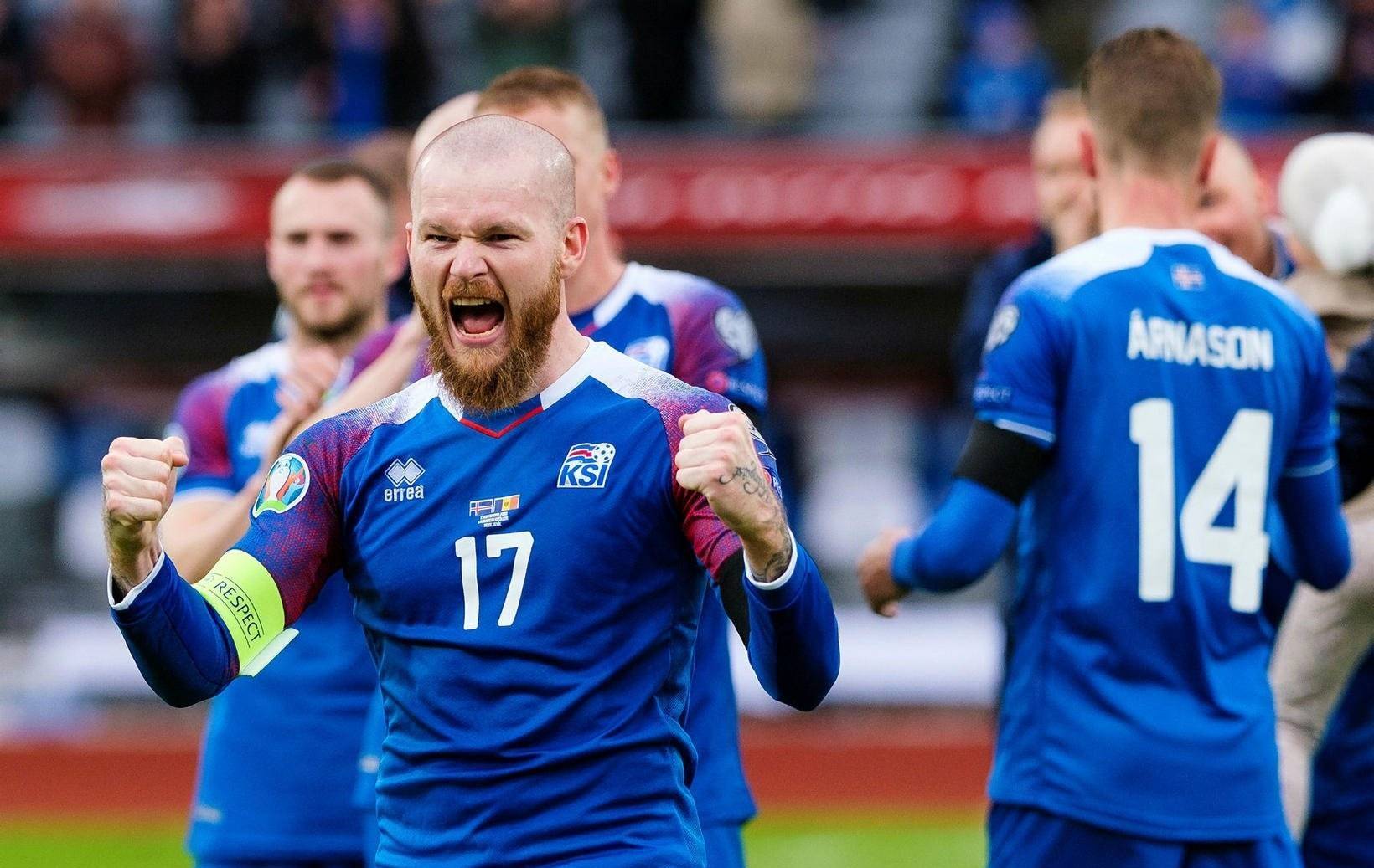 包含冰岛国家队备战欧洲杯预选赛，积极备战的词条